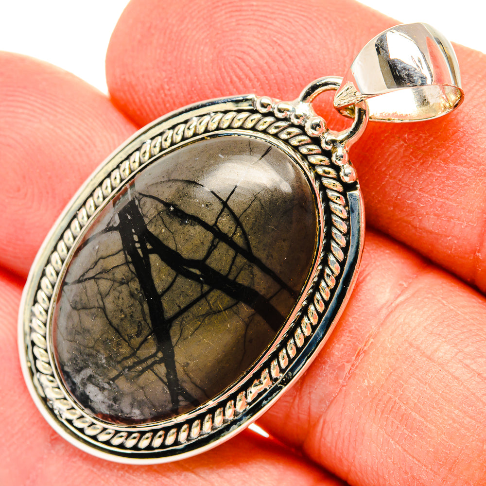 Picasso Jasper Pendants handcrafted by Ana Silver Co - PD31126