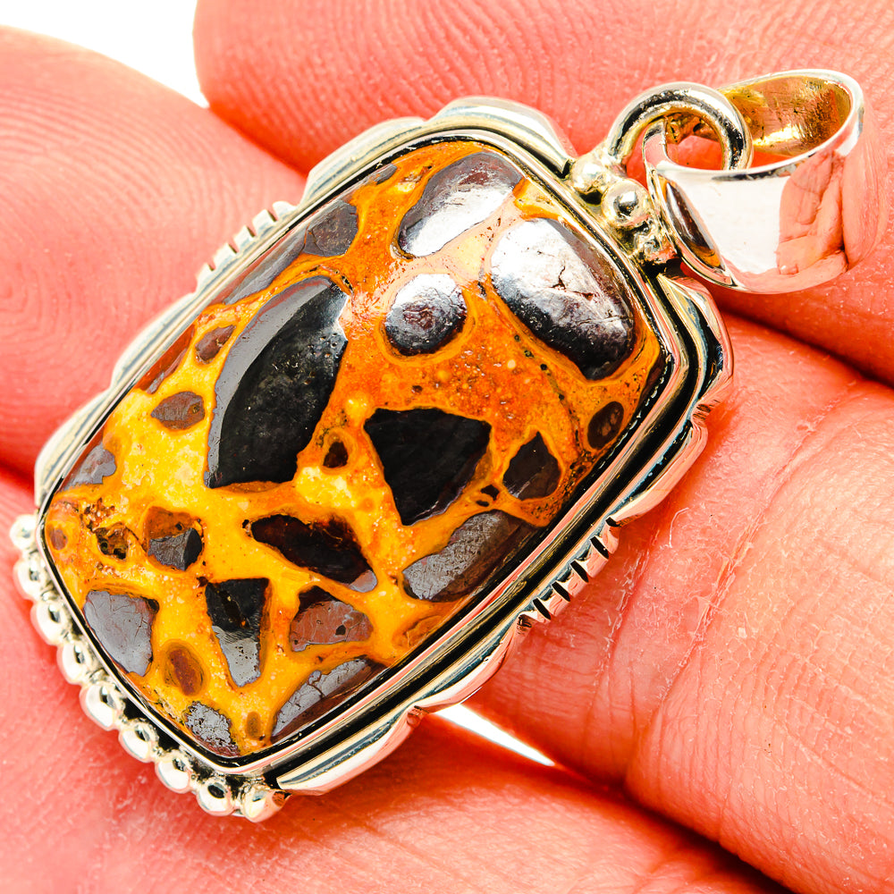 Bauxite Pendants handcrafted by Ana Silver Co - PD31134