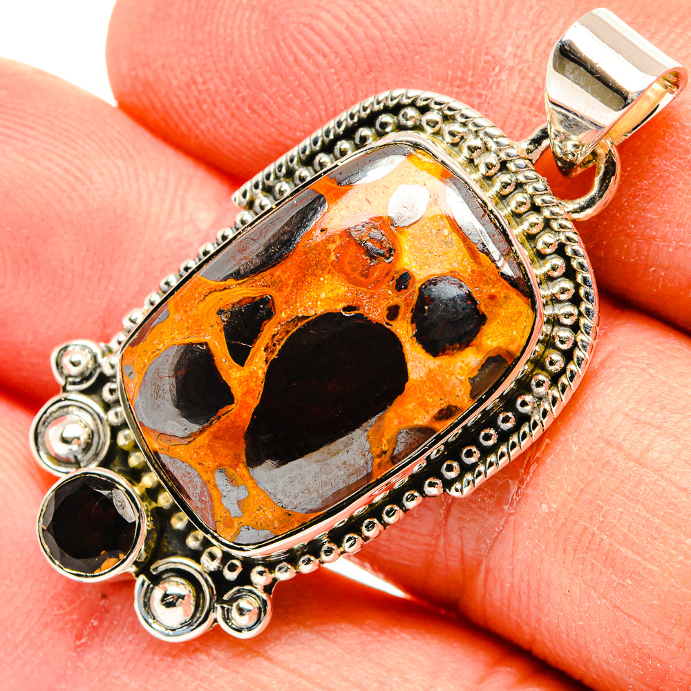 Bauxite Pendants handcrafted by Ana Silver Co - PD31135
