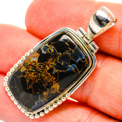 Pietersite Pendants handcrafted by Ana Silver Co - PD31144
