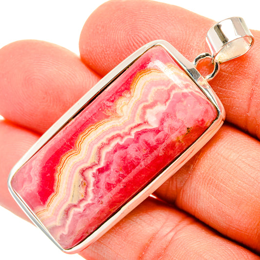 Rhodochrosite Pendants handcrafted by Ana Silver Co - PD31148