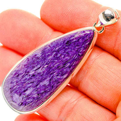 Charoite Pendants handcrafted by Ana Silver Co - PD31150