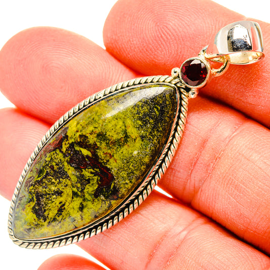 Rainforest Jasper Pendants handcrafted by Ana Silver Co - PD31162