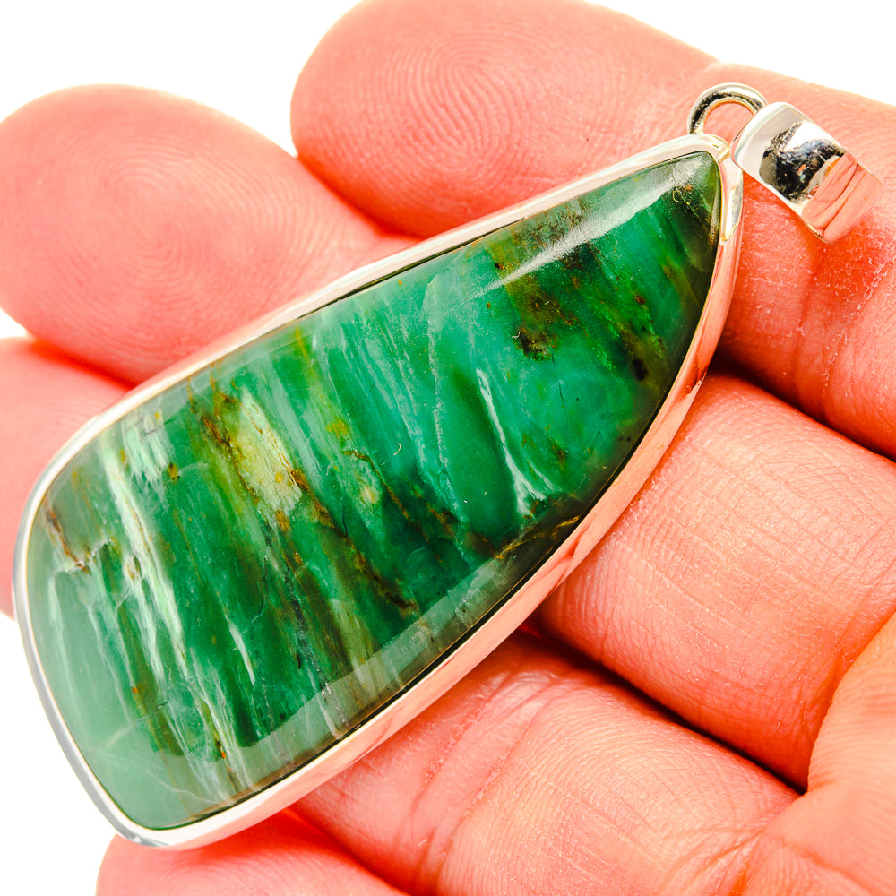 Peruvian Opal Pendants handcrafted by Ana Silver Co - PD31169