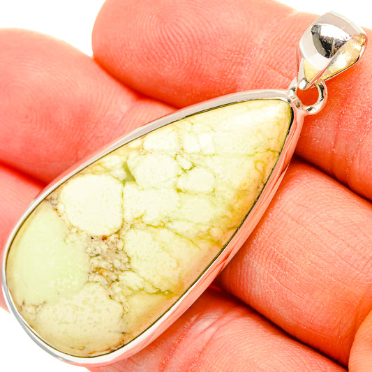 Lemon Chrysoprase Pendants handcrafted by Ana Silver Co - PD31178