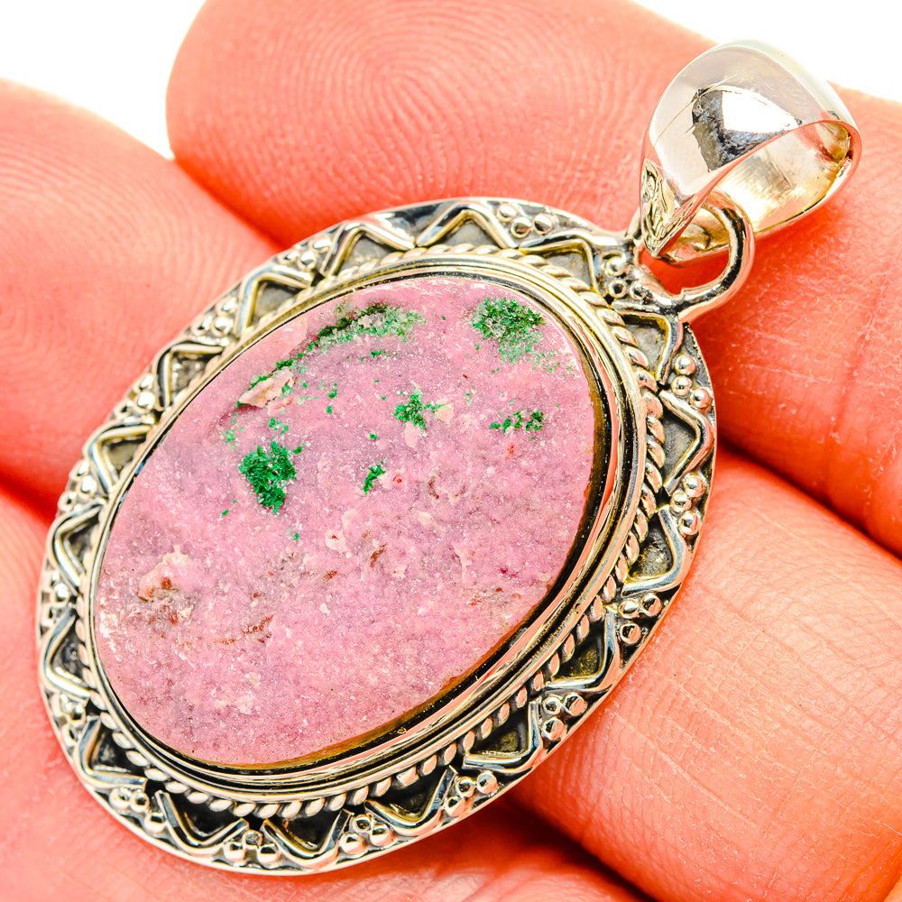 Cobalto Calcite Druzy Pendants handcrafted by Ana Silver Co - PD31180
