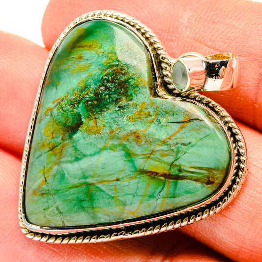 Green Jasper Pendants handcrafted by Ana Silver Co - PD31182