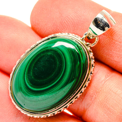 Malachite Pendants handcrafted by Ana Silver Co - PD31185