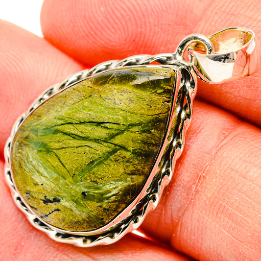 Green Jasper Pendants handcrafted by Ana Silver Co - PD31189