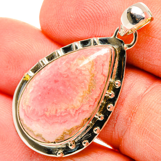 Rhodochrosite Pendants handcrafted by Ana Silver Co - PD31192
