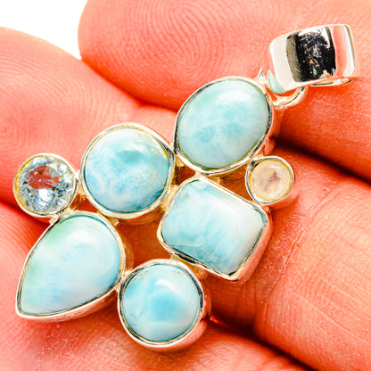 Larimar Pendants handcrafted by Ana Silver Co - PD31206