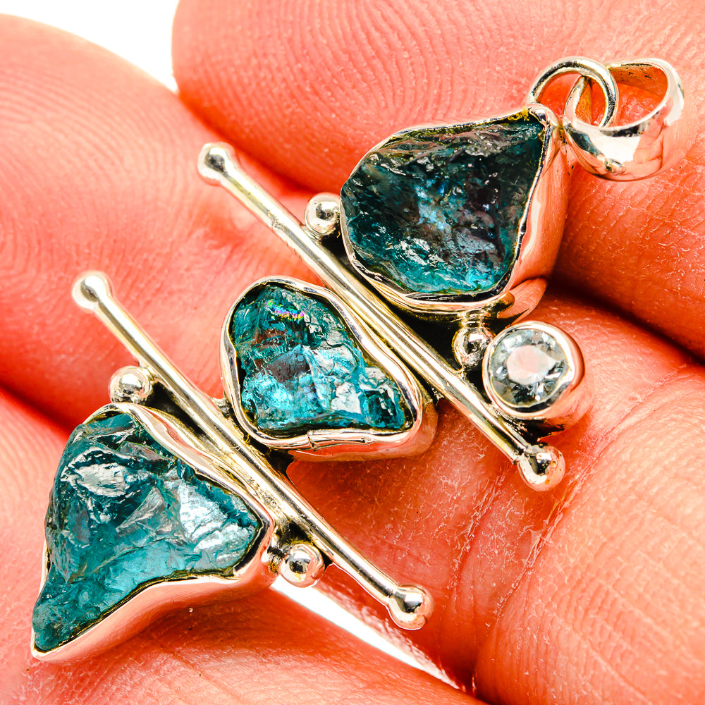 Apatite Pendants handcrafted by Ana Silver Co - PD31212