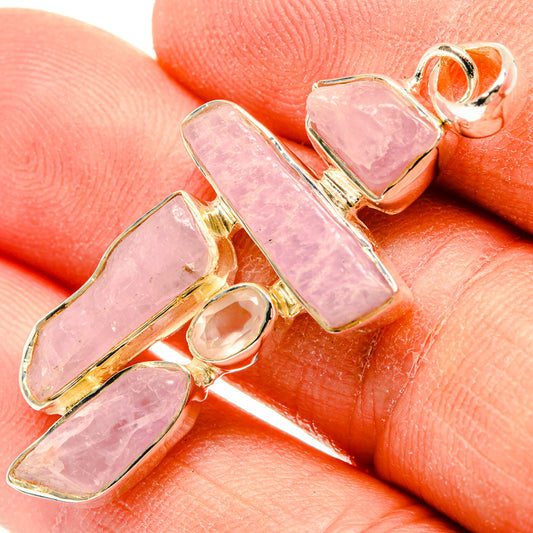 Kunzite Pendants handcrafted by Ana Silver Co - PD31217