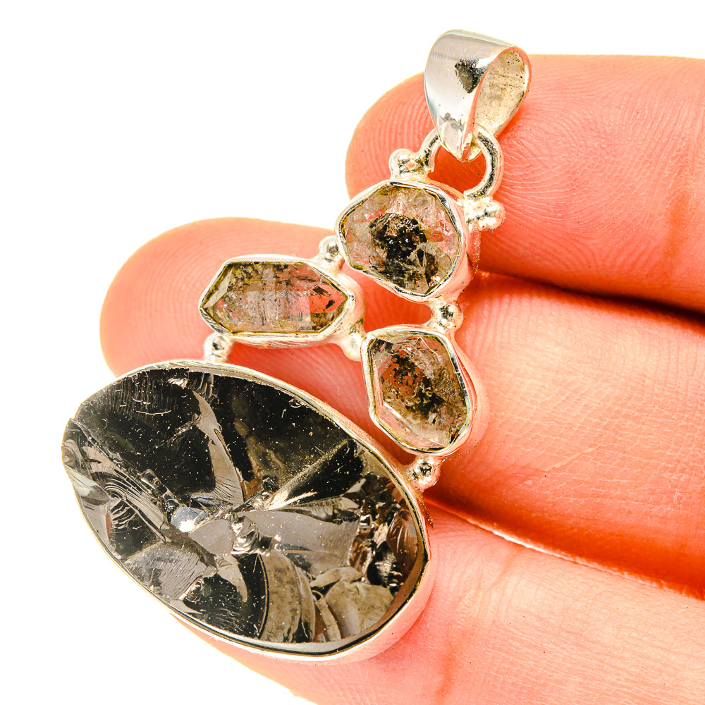 Shungite Pendants handcrafted by Ana Silver Co - PD3122
