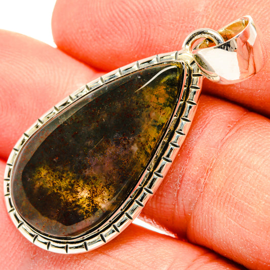 Bloodstone Pendants handcrafted by Ana Silver Co - PD31224