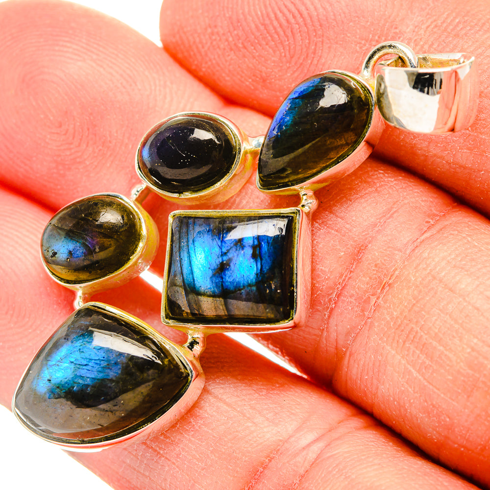 Labradorite Pendants handcrafted by Ana Silver Co - PD31229