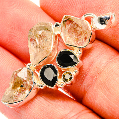 Herkimer Diamond Pendants handcrafted by Ana Silver Co - PD31236