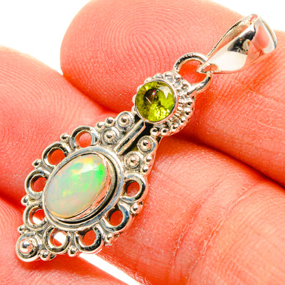 Ethiopian Opal Pendants handcrafted by Ana Silver Co - PD31237