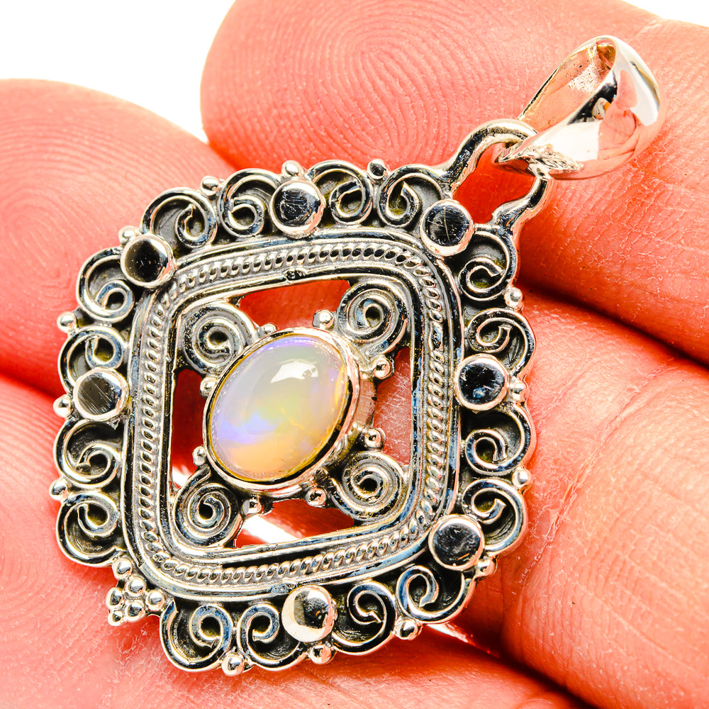 Ethiopian Opal Pendants handcrafted by Ana Silver Co - PD31247