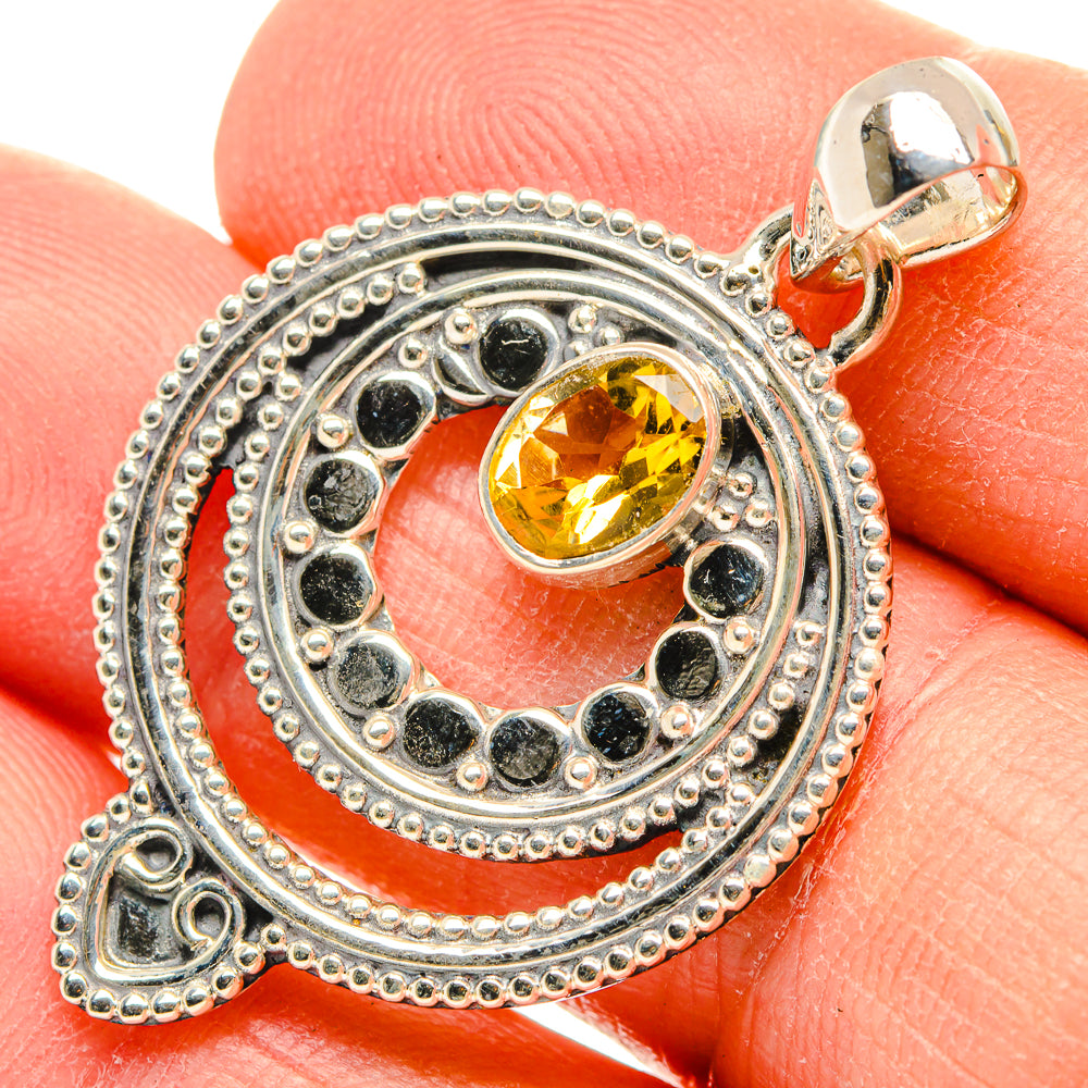 Citrine Pendants handcrafted by Ana Silver Co - PD31249
