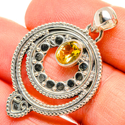 Citrine Pendants handcrafted by Ana Silver Co - PD31249