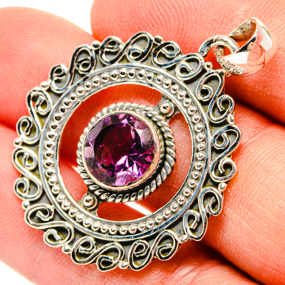 Amethyst Pendants handcrafted by Ana Silver Co - PD31252