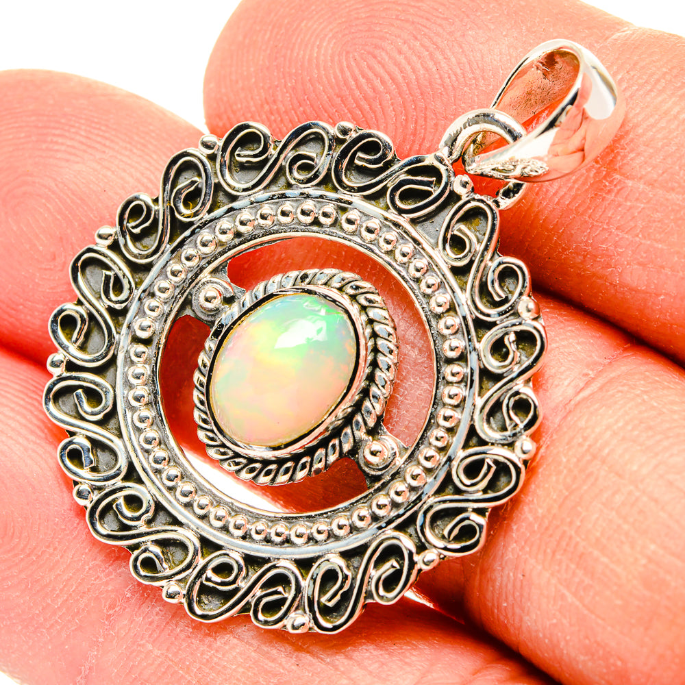 Ethiopian Opal Pendants handcrafted by Ana Silver Co - PD31254