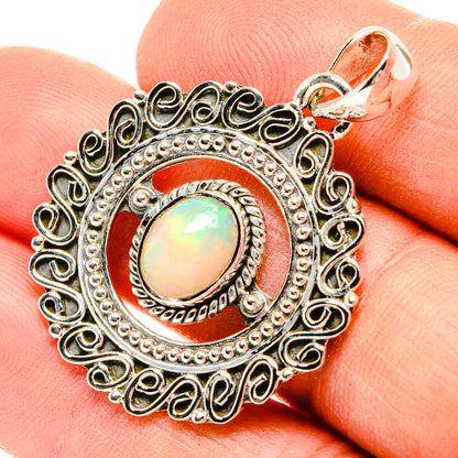 Ethiopian Opal Pendants handcrafted by Ana Silver Co - PD31254
