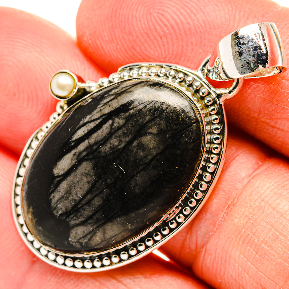 Picasso Jasper Pendants handcrafted by Ana Silver Co - PD31264