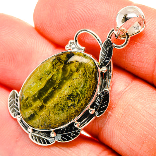Rainforest Jasper Pendants handcrafted by Ana Silver Co - PD31273