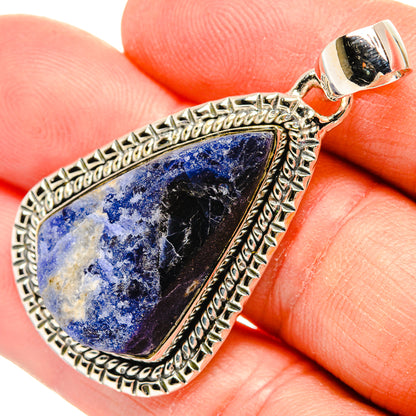 Lapis Lazuli Pendants handcrafted by Ana Silver Co - PD31278