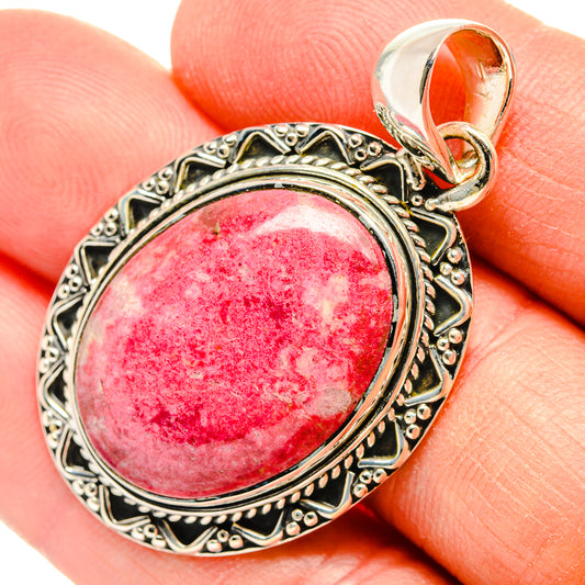 Thulite Pendants handcrafted by Ana Silver Co - PD31281