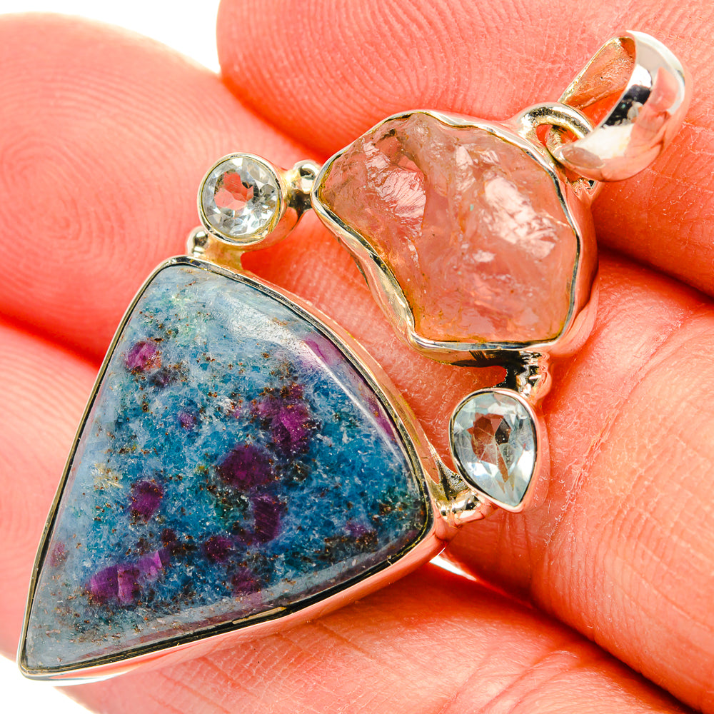 Ruby Fuchsite Pendants handcrafted by Ana Silver Co - PD31285
