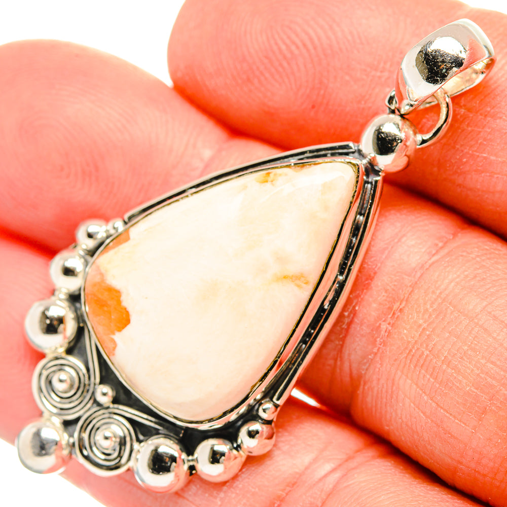 Scolecite Pendants handcrafted by Ana Silver Co - PD31290