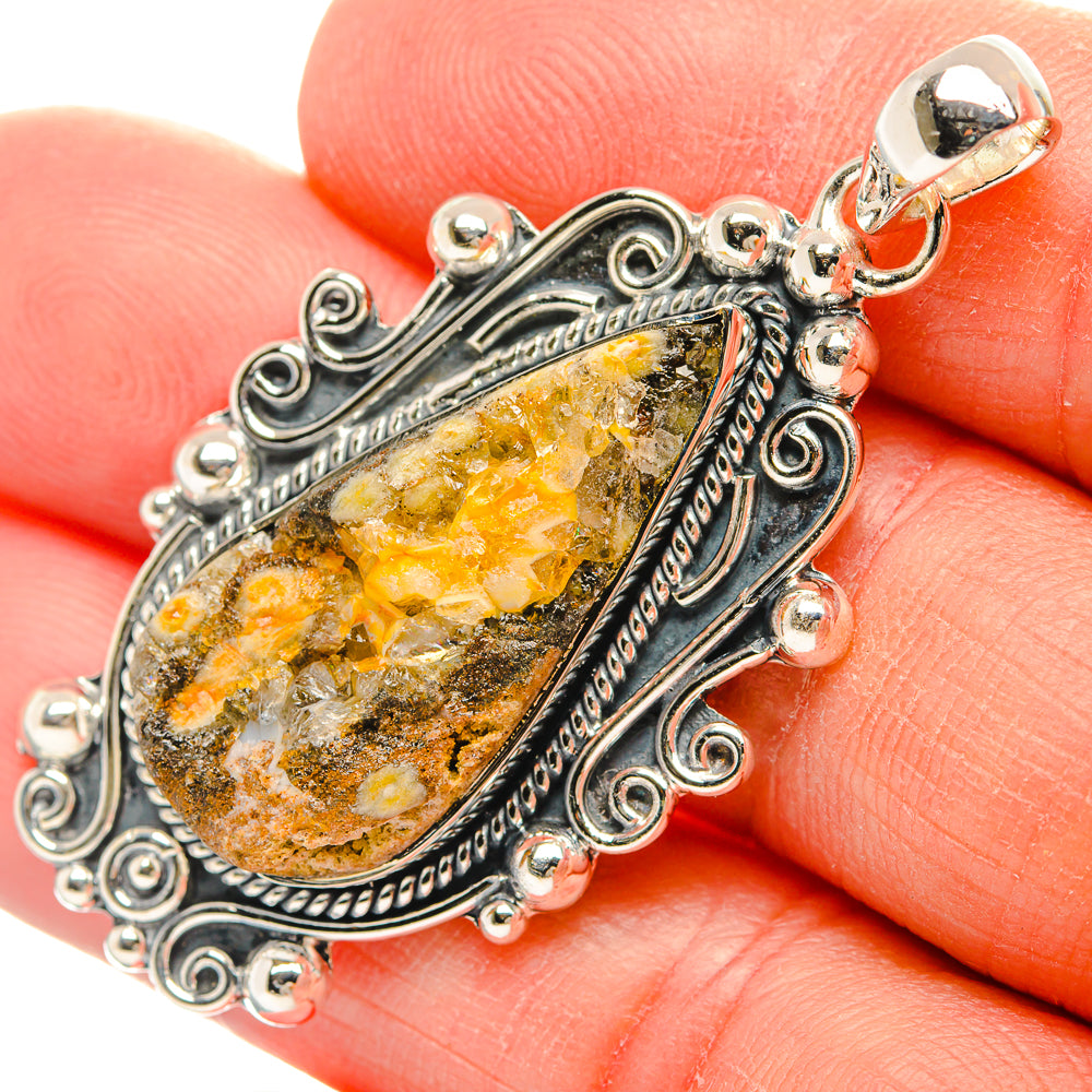 Poppy Jasper Pendants handcrafted by Ana Silver Co - PD31298