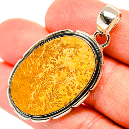Germany Psilomelane Dendrite Pendants handcrafted by Ana Silver Co - PD31299