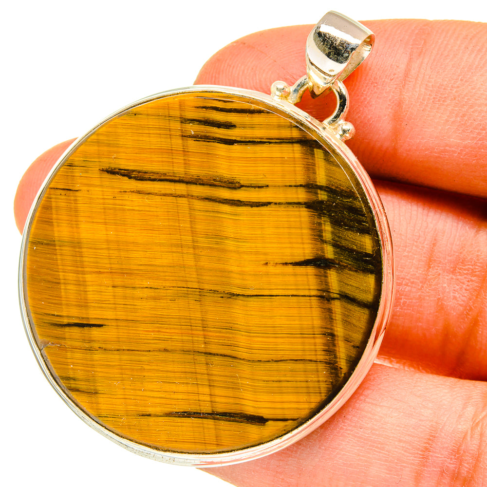 Tiger Eye Pendants handcrafted by Ana Silver Co - PD3130