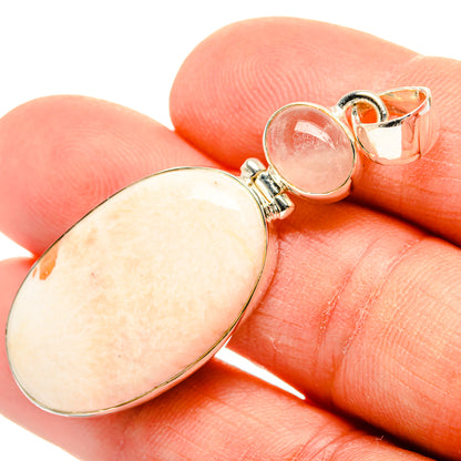 Scolecite Pendants handcrafted by Ana Silver Co - PD31302