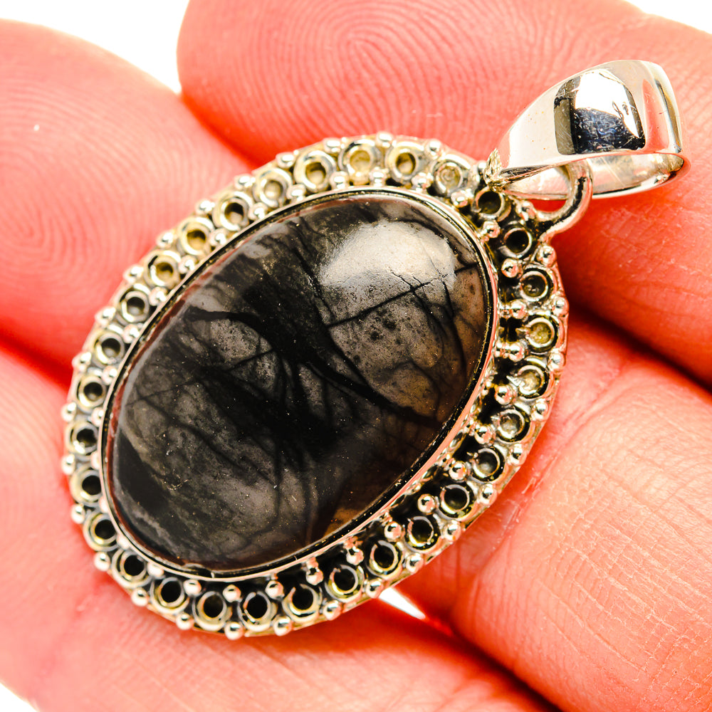 Picasso Jasper Pendants handcrafted by Ana Silver Co - PD31310