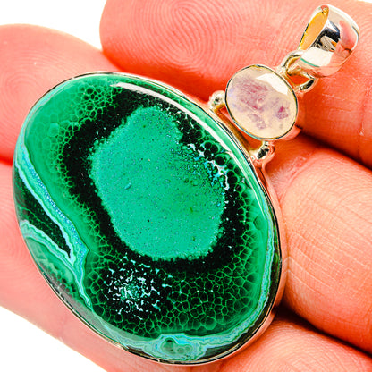 Malachite Pendants handcrafted by Ana Silver Co - PD31311