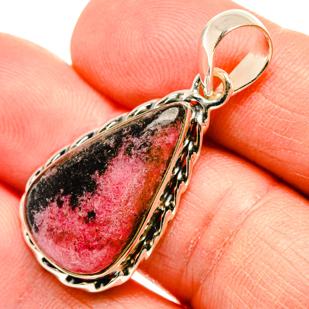 Rhodonite Pendants handcrafted by Ana Silver Co - PD31319
