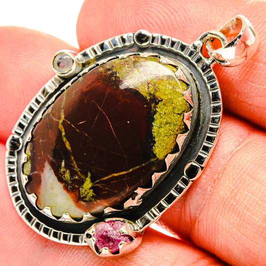 Rainforest Jasper Pendants handcrafted by Ana Silver Co - PD31320