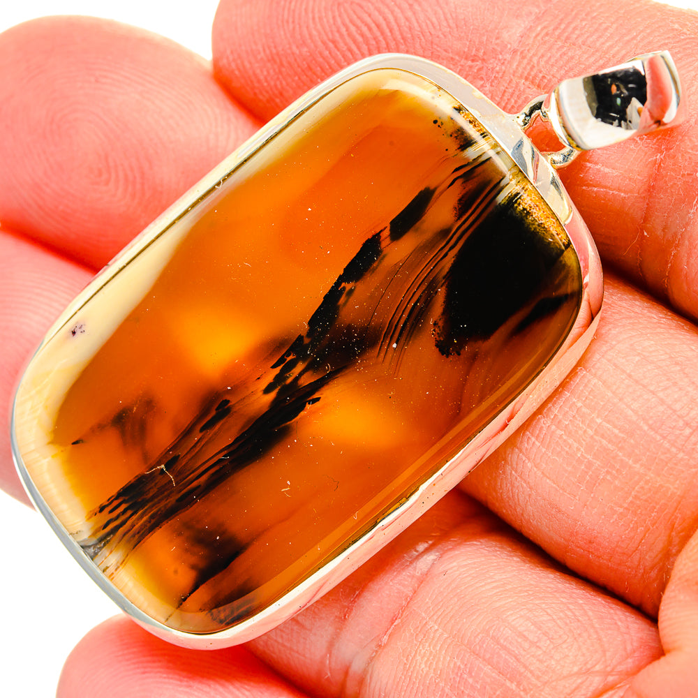 Montana Agate Pendants handcrafted by Ana Silver Co - PD31330