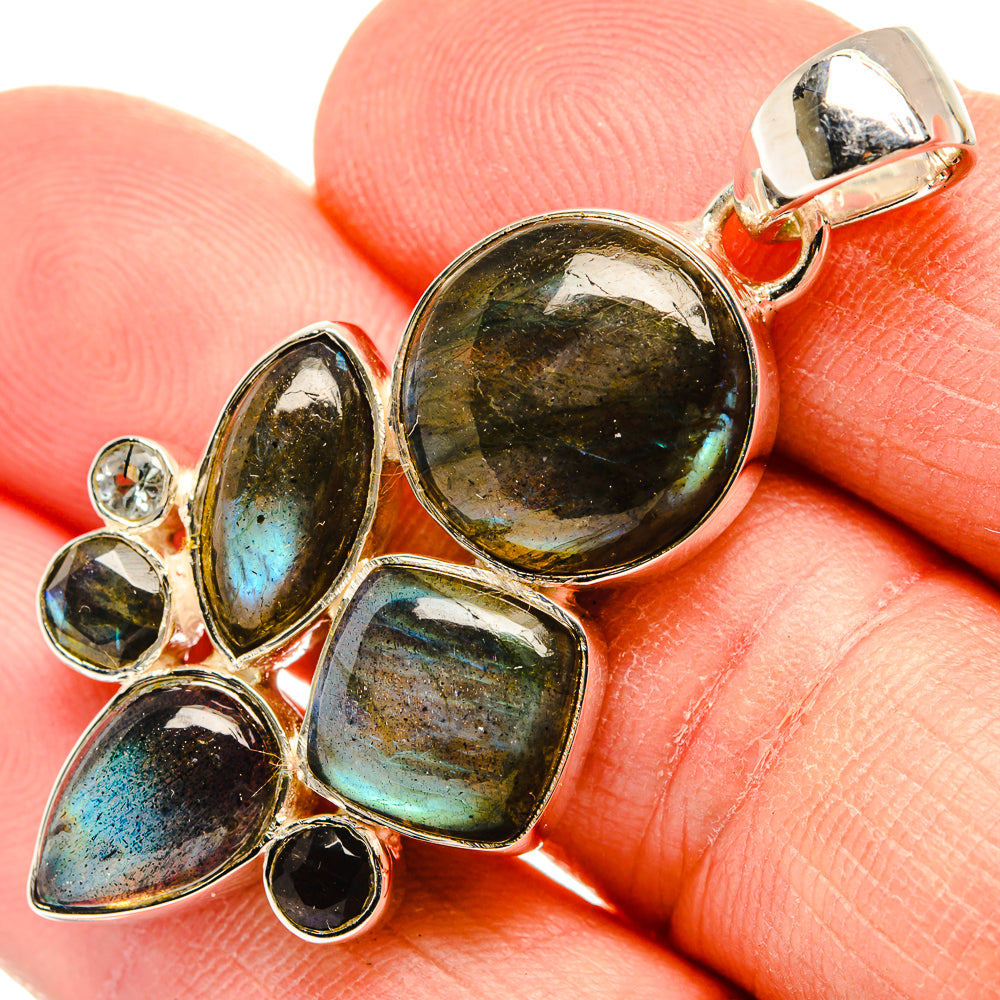 Labradorite Pendants handcrafted by Ana Silver Co - PD31347
