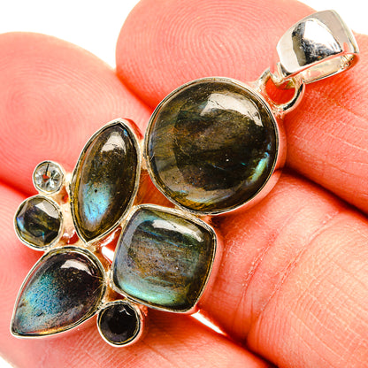 Labradorite Pendants handcrafted by Ana Silver Co - PD31347