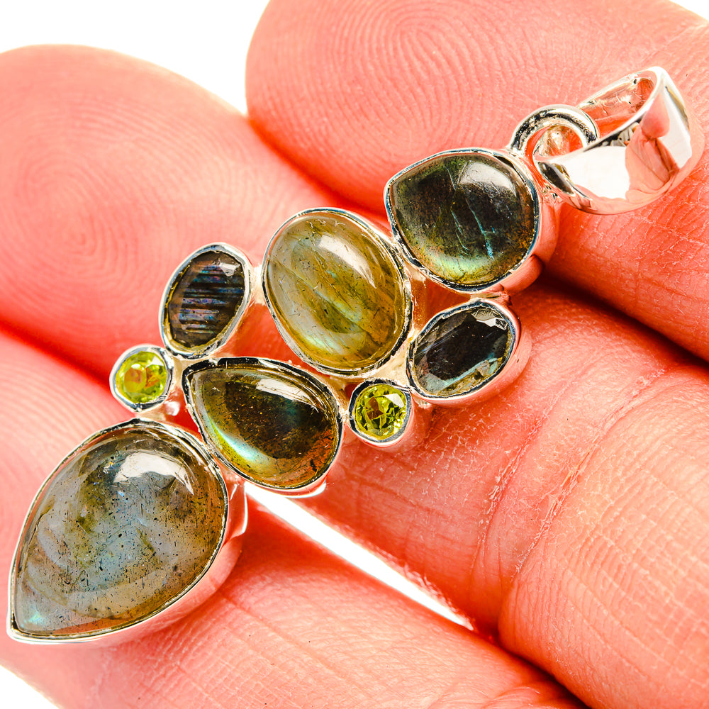 Labradorite Pendants handcrafted by Ana Silver Co - PD31348