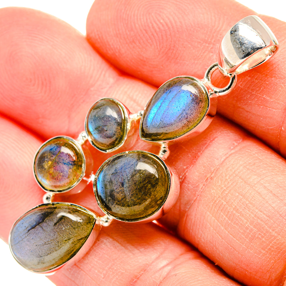 Labradorite Pendants handcrafted by Ana Silver Co - PD31353
