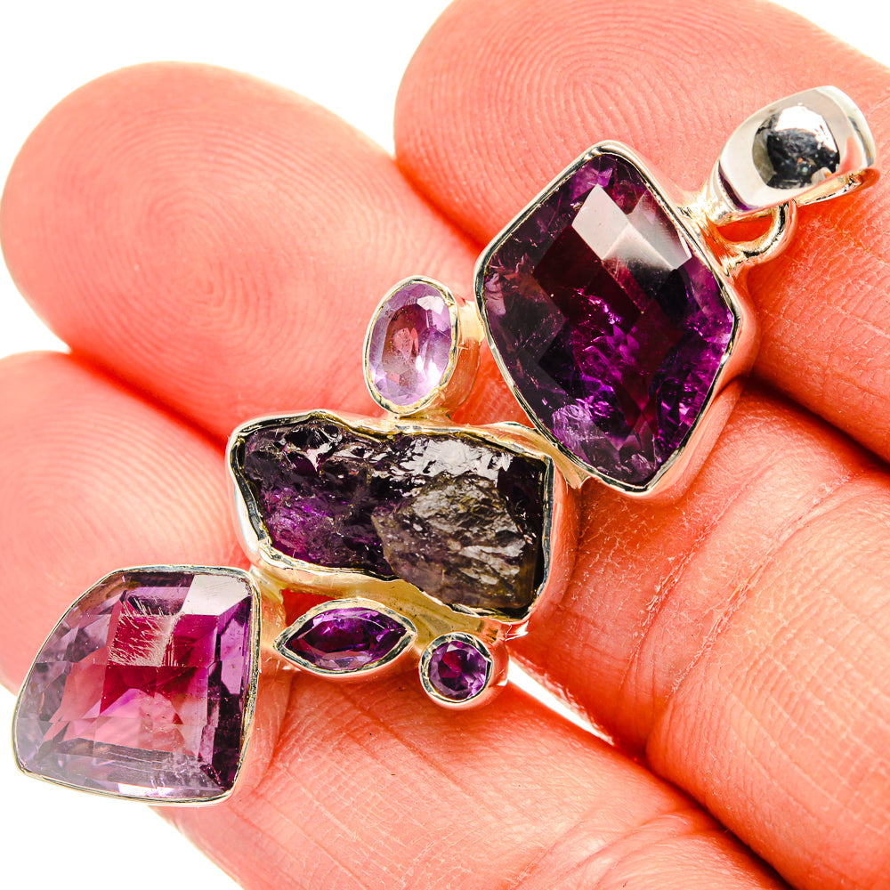 Amethyst Pendants handcrafted by Ana Silver Co - PD31360