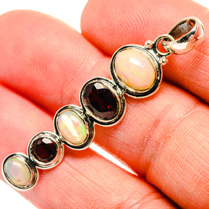 Ethiopian Opal Pendants handcrafted by Ana Silver Co - PD31365