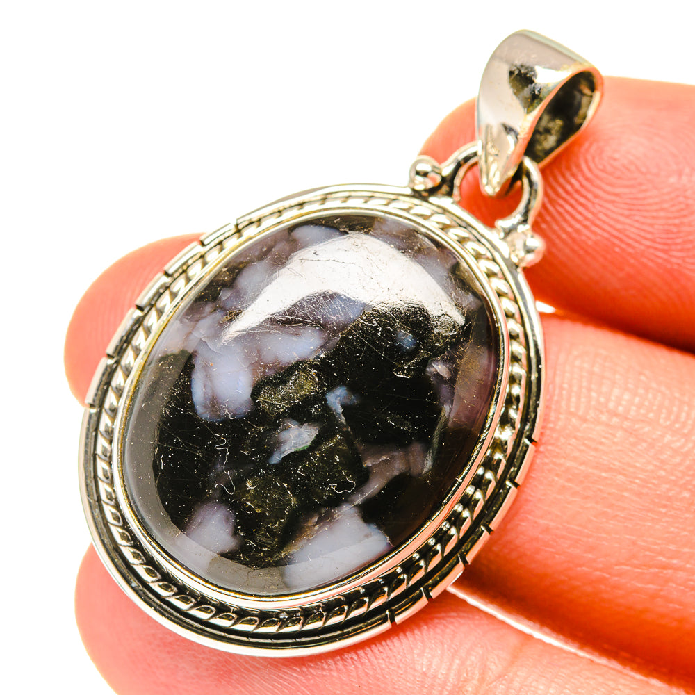 Gabbro Stone Pendants handcrafted by Ana Silver Co - PD3136